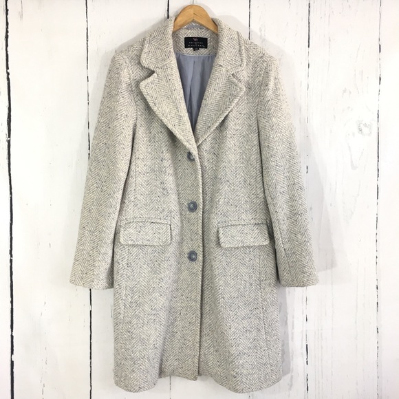 Gallery Jackets & Blazers - GC COLLECTION BY GALLERY Periwinkle Long Wool Coat